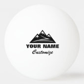 山のロパーソナライズされたゴを入れたピンボール 卓球ボール (正面)