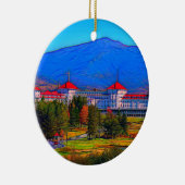 山のワシントン州リゾートのオーナメント セラミックオーナメント (右)