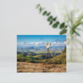 山の上から眺め ポストカード (スタンド正面)