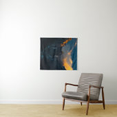 山の上で太陽の輝く最後の威厳のある息 タペストリー (インサイチュ(横))