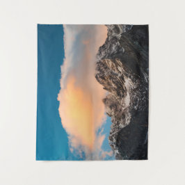 山の上で燃える雲 タペストリー