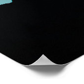 山の上で燃える雲 ポスター (角)