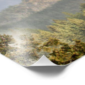 山の上に虹 フォトプリント            (角)