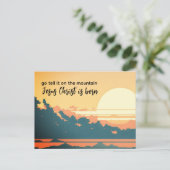 山の上に行くイエス・キリストは生まれ シーズンポストカード (スタンド正面)