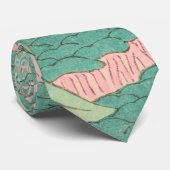 山の上のクレーンのヴィンテージパタ日本のーン ネクタイ (ロール)