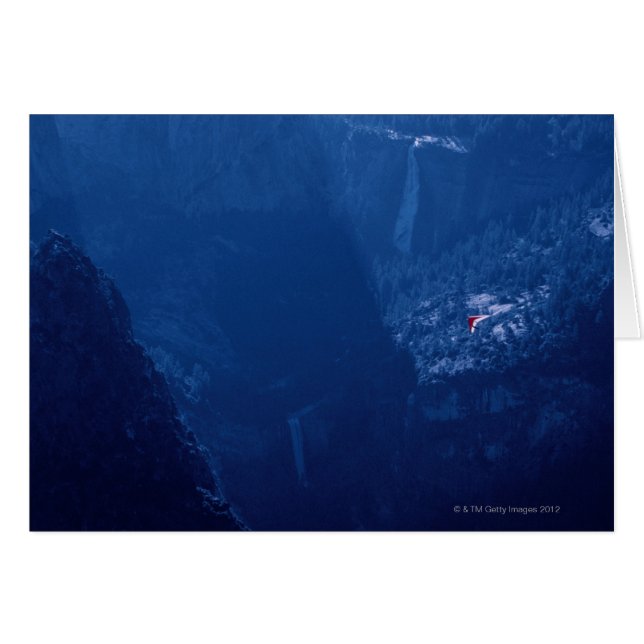 山の上のハンググライダー (正面横)