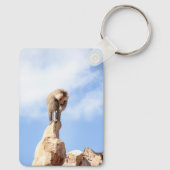 山の上のバブーンモンキー キーホルダー (裏面)