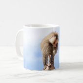 山の上のバブーンモンキー コーヒーマグカップ (正面左)