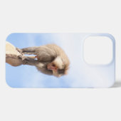 山の上のバブーンモンキー iPhoneケース (裏面横)