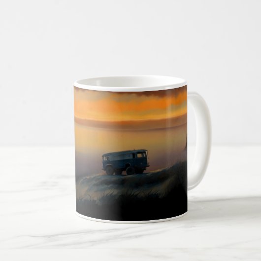 山の上のバン コーヒーマグカップ (正面右)