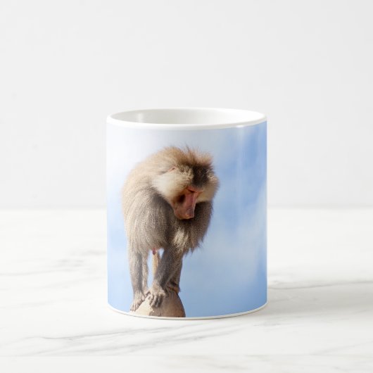山の上のヒヒ コーヒーマグカップ (中央)