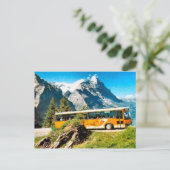 山の上のポストバス ポストカード (スタンド正面)