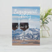 山の上のワインのグラス 招待状 (スタンド正面)