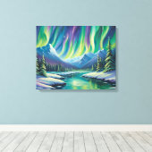 山の上の北の光 キャンバスプリント (インサイチュ (ウッドフロア))