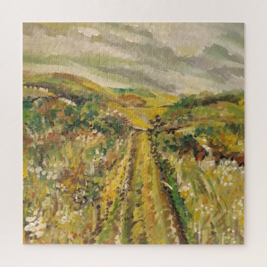 山の上の夏 ジグソーパズル (縦)