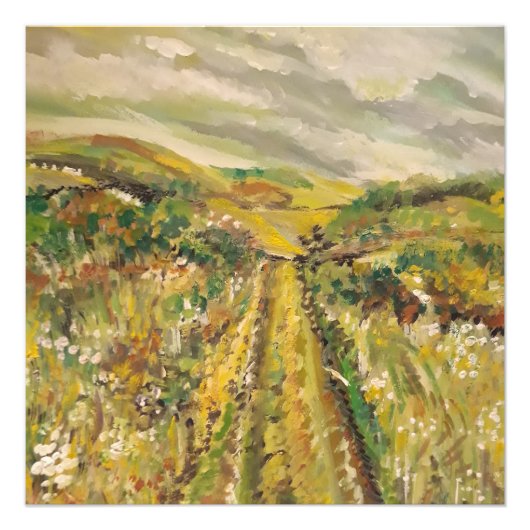 山の上の夏 フォトプリント            (正面)