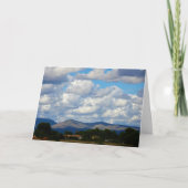 山の上の嵐スペインの雲 カード (正面)