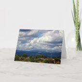 山の上の嵐スペインの雲 カード (正面)