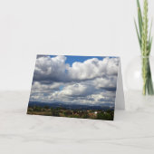 山の上の嵐スペインの雲 カード (正面)