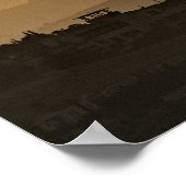 山の上の日の出、キプロス(2945)ポスター ポスター (角)