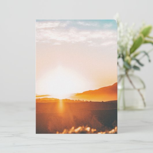山の上の日の出 サンキューカード (スタンド正面)