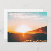 山の上の日の出 シーズンポストカード (正面/裏面)