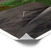 山の上の日の出#3 ポスター (角)