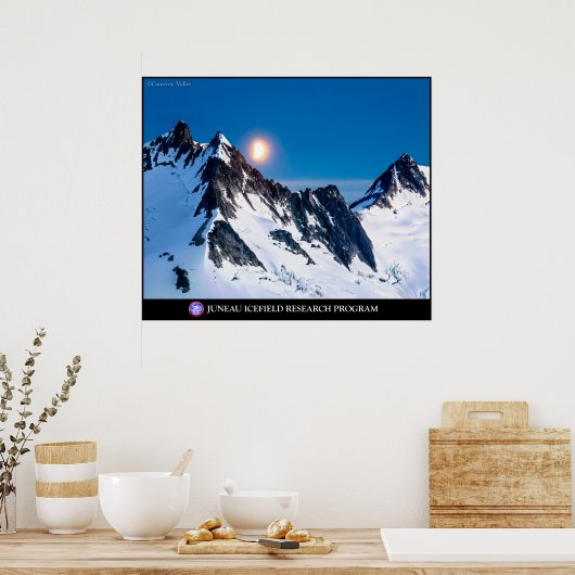 山の上の月 ポスター (キッチン)