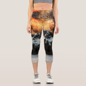 山の上の燃焼銀河系威厳のある カプリレギンス (正面)