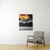 山の上の燃焼銀河系威厳のある タペストリー (インサイチュ)