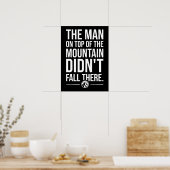 山の上の男 – ジム、ハッスル、成功 ポスター (キッチン)