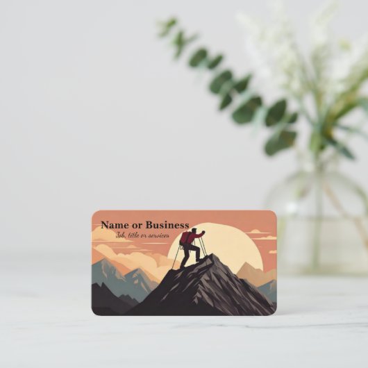 山の上の男 名刺 (スタンド正面)