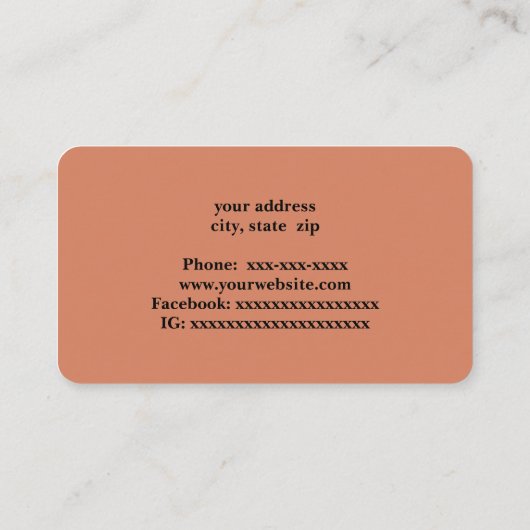 山の上の男 名刺 (裏面)