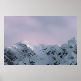 山の上の紫の空 ポスター