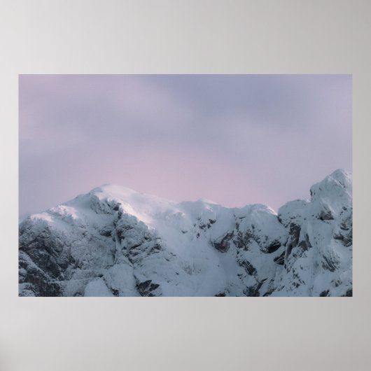 山の上の紫の空 ポスター (正面)