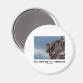 山の上の老人（光学錯覚） マグネット (正面/裏面)