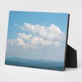 山の上の雲 フォトプラーク (側面)