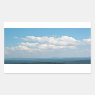 山の上の雲 長方形シール