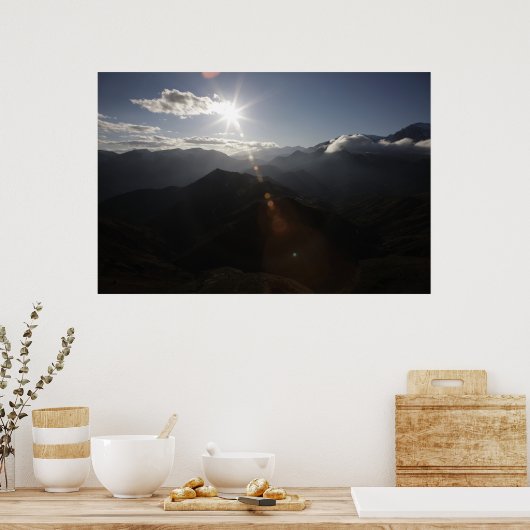 山の上 ポスター (キッチン)