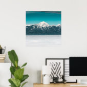 山の下の霧の海 ポスター (ホームオフィス)