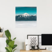 山の下の霧の海 ポスター (ホームオフィス)