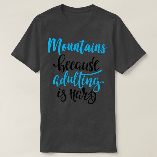山の不倫は懸命3 Tシャツ (デザイン正面)