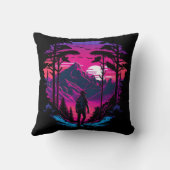 山の中でのハイキング クッション (裏面)