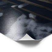 山の中で列車 フォトプリント            (角)