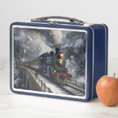 山の中で列車 メタルランチボックス (インサイチュ)