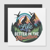 山の中で生活がより良い – 自然冒険 (正面/裏面)