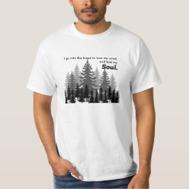 山の中で魂を見つける Tシャツ