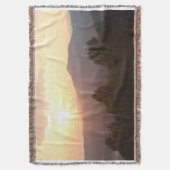 山の中に日の出の毛布を投げろ！ スローブランケット (正面縦)