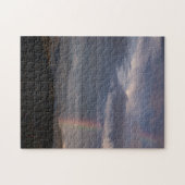 山の中に虹。 ジグソーパズル (横)