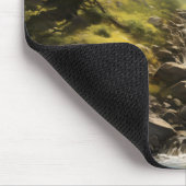 山の中のストリーム マウスパッド (コーナー)